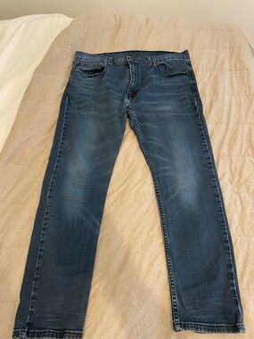 Levi's 512 Slim Fit Jeans in Faded Blue Denim 38x30